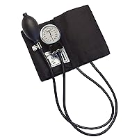 Labtron Patricia Sphygmomanometer - Manual Blood Pressure Monitor with Adult Cuff - Black, 180