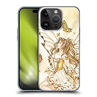 Head Case Designs Officially Licensed Nene Thomas Rhapsody in Gold Butterflies Fairies Soft Gel Case Compatible with Apple iPhone 15 Pro