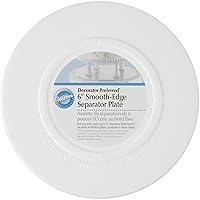 Wilton Smooth Edge Separator Plate for Cakes, 6-Inch