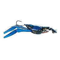 Yo-Zuri 3DB Crayfish Slow Sinking Lure, Prism Blue Black, 3-Inch