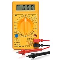 40508 Digital Multimeter Diode & Transistor Tester AC DC Volt Test Voltmeter, Automotive Multimeter Meter Tester, Measure Voltage Test, Car Battery Tester, Analog Multimeter Kit, Volt Meter