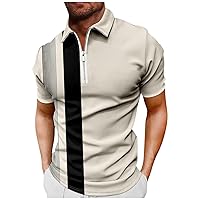 Mens Designer Retro Working Polo Sportswear Zipper Lapel Breathable Short Sleeve Casual Golf Comfortable Summer Shirt
