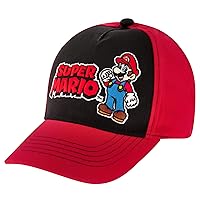 Nintendo Boys Super Mario Bros. Cotton Baseball Cap (Size 4-7)
