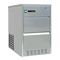 SPT IM-1109C 110 lbs Automatic Stainless Steel Ice Maker