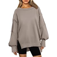 Trendy Queen Womens Oversized Crewneck Sweatshirts Hoodies Fall Outfits Fashion Teen Girls Y2k Winter Clothes