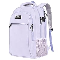 MATEIN Laptop Backpack for Girls, 15.6 Inch College School Backpack for Women with USB Charging Port, Water Resistant Durble Slim Students Bookbag Casual Daypack Travel Computer Nurse Work Bag Gift