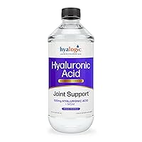 Hyalogic Hyaluronic Acid Joint Support Supplement (12 oz) Advanced Formula Joint Supplement – MSM & 100 mg Hyaluronic Acid Supplements – Joint Supplements for Women & Men for Overall Joint Health