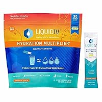 Liquid I.V. Hydration Multiplier, Tropical Punch, 0.56 Ounce (30 Count)