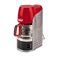 Coleman QuikPot Propane Coffee Maker with Instastart Ignition, 4500 BTUs of Power Brews 10 Cups in 18 Minutes; Outdoor Coffee Maker for Camping, Hunting, Tailgating & More