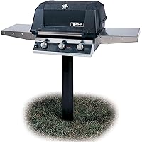 MHP Tri-burn W3g4dd Natural Gas Grill With Searmagic Grids On In-ground Post