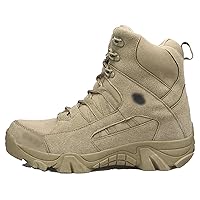 Men's Boots Military Boots Military Desert Waterproof Work Safety Shoes Outdoor Hiking Shoes Ankle Tactical Boots