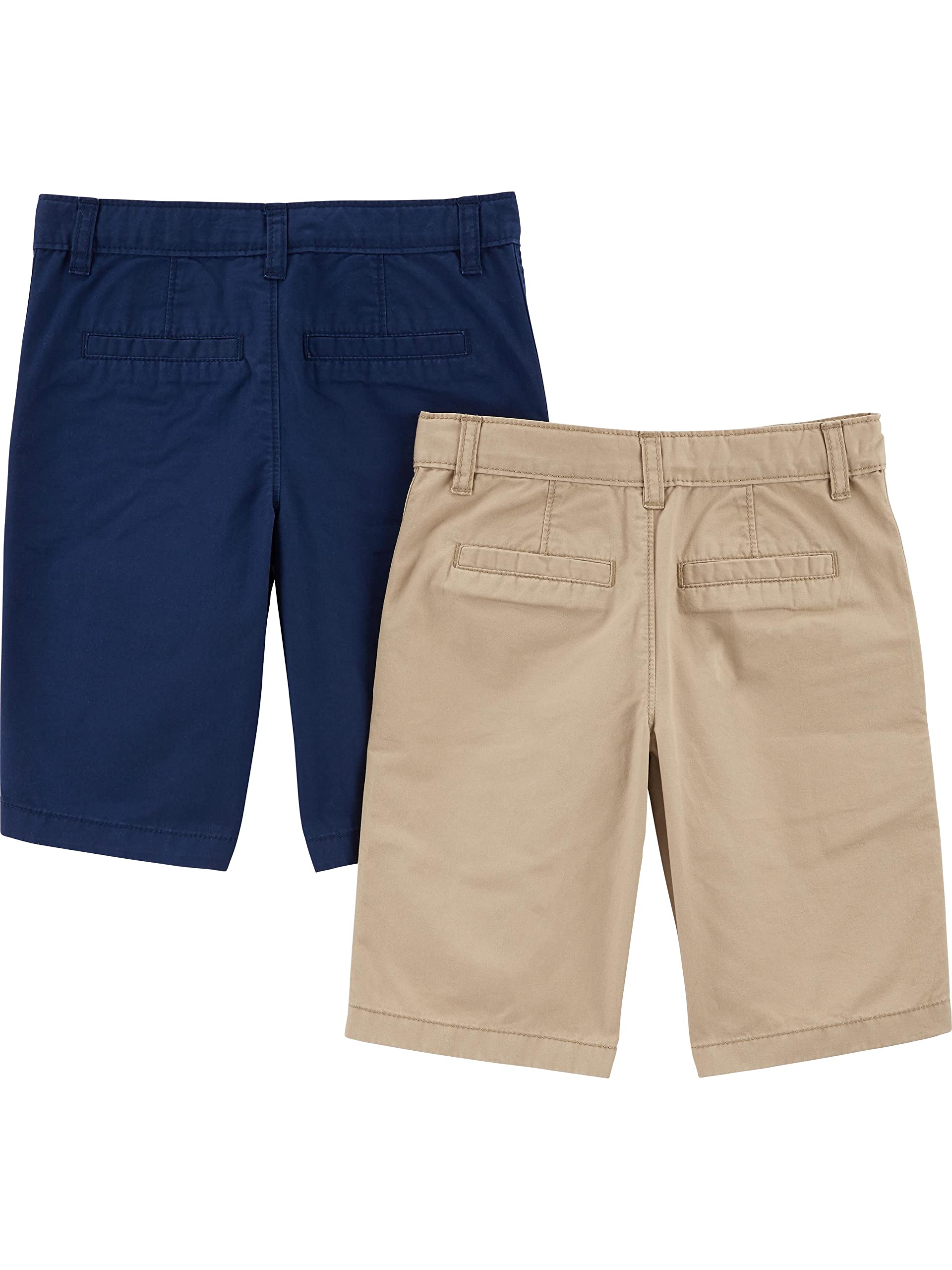 Simple Joys by Carter's Boys' Flat Front Shorts, Pack of 2