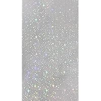 Self Adhesive Sparkle Stars Transparent Holographic Vinyl Overlay Sheets Laminate Stickers (1)