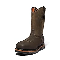 Timberland PRO Men's True Grit Pull-on Composite Safety Toe Waterproof Industrial Western Work Boot