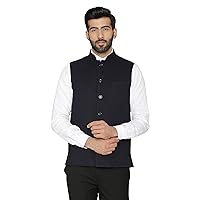 WINTAGE Men's Tweed Wool Festive and Casual Nehru Jacket Vest Waistcoat : Multiple Colors