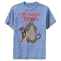 Disney Jungle Book Almost Family-1-Dsjb01amlc Boys Short Sleeve Tee Shirt