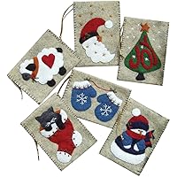 Rachel's Of Greenfield Gift Bag Ornaments Sewing Kit, 3
