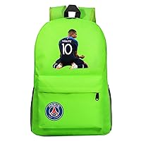 Kylian Mbappe Graphic Laptop Backpack-Waterproof Outdoor Rucksack Casual Daypack for College