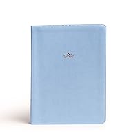 NASB Tony Evans Study Bible, Powder Blue LeatherTouch, Indexed, Black Letter, Study Notes and Commentary, Articles, Videos, Charts, Easy-to-Read Bible Karmnina Type