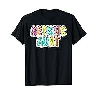 Artistic Aunt Creative Expression Visual Arts Talent Hobby T-Shirt