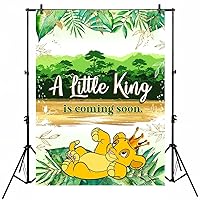 Similar Lion King Baby Shower Decorations for Boy 5x7ft African Baby Lion King Backdrop Baby Shower Vinyl Infant Simba Wild One Jungle Background for Kids 1 Year Old, One Size