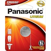 Panasonic CR2032 3.0 Volt Long Lasting Lithium Coin Cell Batteries in Child Resistant, Standards Based Packaging, 1-Battery Pack