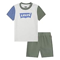 Levi's Boys Graphic T-shirt and Shorts 2-piece Outfit SetSet