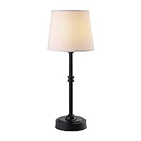 O’Bright Seraph - Cordless LED Table Lamp with Dimmer, Built-in Rechargeable Battery, 3-Level Brightness, Patio Table Lamp, Bedside Night Lamp, Ambient Light for Restaurant, Black