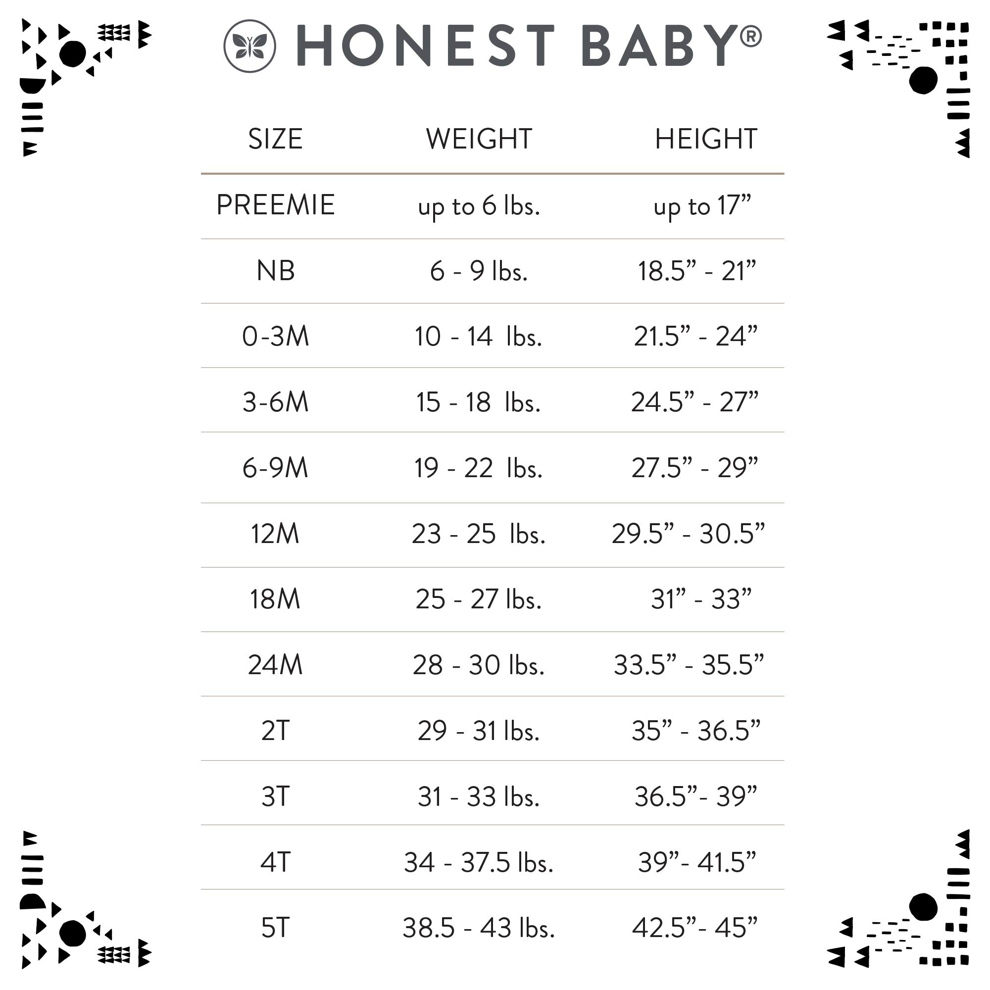 HonestBaby 3-Pack Long Sleeve Side-Snap Kimono Tops Newborn for Infant Boys, Girls, Unisex Baby 100% Organic Cotton