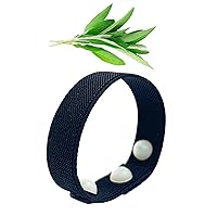 Menopause Relief Bracelet- Natural Hot Flash, Night Sweats, Sleep Aid - Reduces Anxiety, Stress, Mood Swings - Slip On Acupressure Band- Clary Sage Infused (M 7)