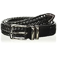 Perry Ellis Men's Portfolio Braided Belt with Leather (Sizes 30-54 Inches)