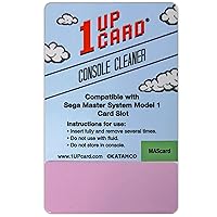 1UPcard™ Video Game Console Cleaner Compatible with Sega Master System Model 1 Card Slot