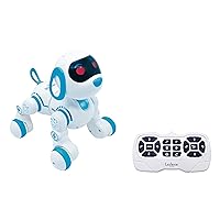LEXiBOOK Power Puppy® Jr - My Little Robot Dog - Robot Dog with Sounds, Music, Light Effects - Barks and Walks Like a Real Dog, Toy for Boys and Girls - PUP01