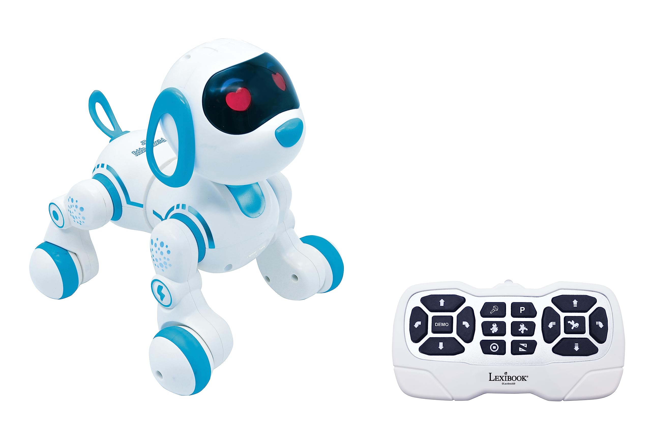 LEXiBOOK Power Puppy® Jr - My Little Robot Dog - Robot Dog with Sounds, Music, Light Effects - Barks and Walks Like a Real Dog, Toy for Boys and Girls - PUP01