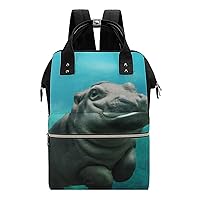 Funny Hippo Multifunction Diaper Bag Backpack Large Capacity Travel Back Pack Waterproof Mommy Bags