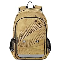 ALAZA Old Style Music Note Backpack Bookbag Laptop Notebook Bag Casual Travel Daypack for Women Men Fits15.6 Laptop