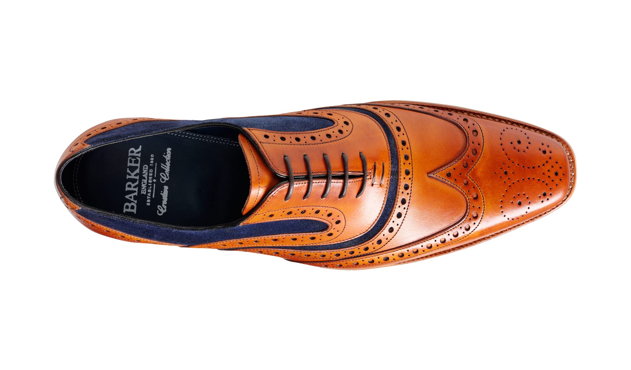 BARKER McClean Leather Brogues - Luxurious Men's Handmade Dress Shoes