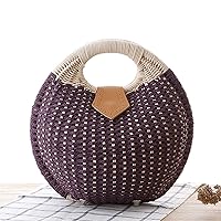 Shell Handbag Personality Cute Rattan Bag Straw Bag Woven Women's Bag Casual Bag