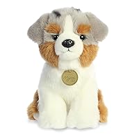 Aurora® Adorable Miyoni® Tots Aussie Pup Stuffed Animal - Lifelike Detail - Cherished Companionship - Multicolor 9 Inches
