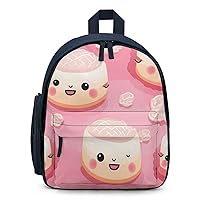 Sushi Faces Cute Printed Backpack Lightweight Travel Bag for Camping Shopping Picnic