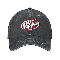 Unisex_Dr¡¥Pepper¡¥Walking¡¥Logo_ Cowboy Hat Trucker Dad Gift Adjustable Buckle Closure Caps