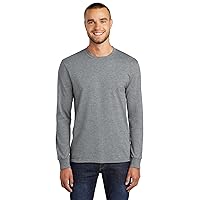 Port & Company Men's Tall Long Sleeve 50/50 Cotton/Poly T Shirt