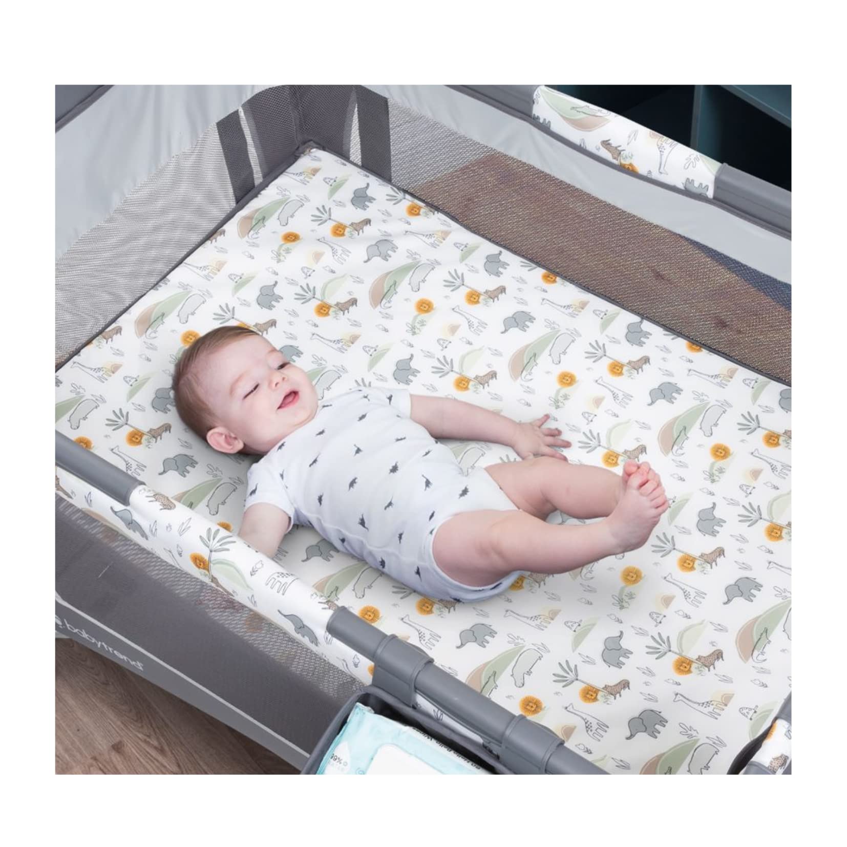 Baby Trend Lil Snooze Deluxe 2 Nursery Center, Twinkle Twinkle Moon
