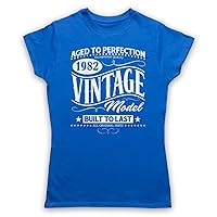Women's 1982 Vintage Model Born in Birth Year Date T-Shirt