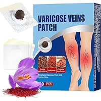 Varicose Veins Treatment for Legs - 10 Pcs Varicose Veins Patch for Sipder Veins, Extra Strength to Effectively Improve Blood Circulation and Strengthen Capillary Health Blue