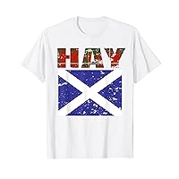 Clan Hay Tartan Scottish Family Name Scotland Pride T-Shirt