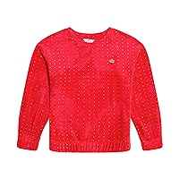 Juicy Couture Girls' Plush Velour Sweatshirt