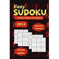 Sudoku Puzzles For Seniors With Solution: 300 Easy Level, 6x9 inches, 9 x 9 grid
