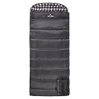 TETON Sports Fahrenheit XXL, -25, 20, and 0 Degree Sleeping Bag for Adults; Warm Cotton Lining for Camping in Comfort, All Weather Sleeping Bags