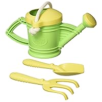 Green Toys Watering Can, Green CB - Pretend Play, Motor Skills, Kids Outdoor Role Play Toy. No BPA, phthalates, PVC. Dishwasher Safe, Recycled Plastic, Made in USA.